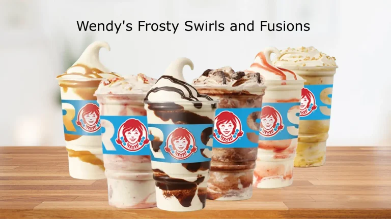 Wendy's Frosty Swirls and Fusions